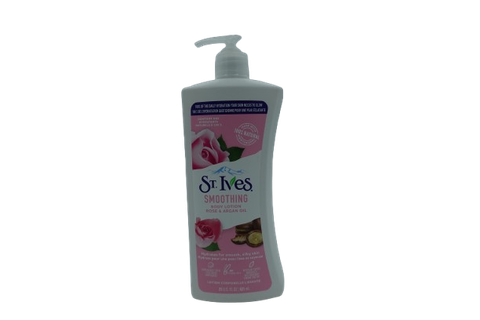 Sữa dưỡng thể St_Ives Smoothing Body Lotion Rose And Argan Oil 21.0 Oz