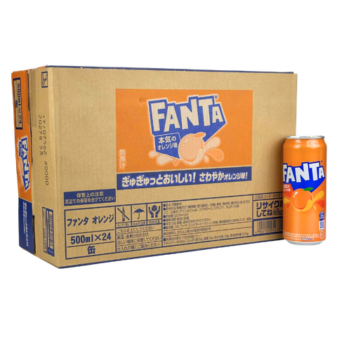 Fanta Orange 24pk x500ml Can