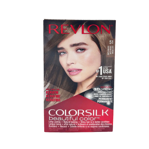 REVLON COLORSILK 3D 5N LT BRWN-NO.51