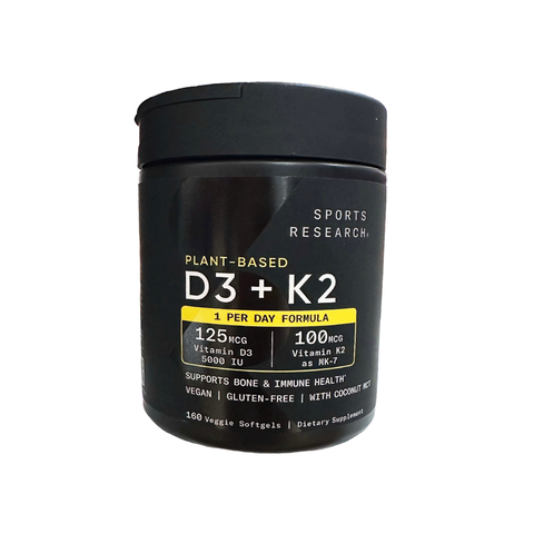 Sports Research D3 + K2, 160 Veggie Softgels
