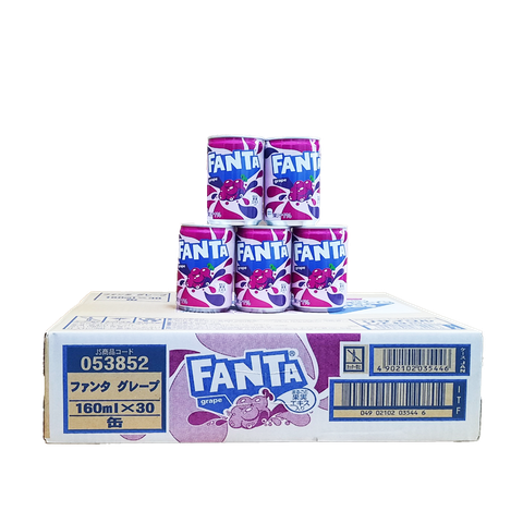Fanta Grape 30pk x 160ml Can ( thùng 30 lon)