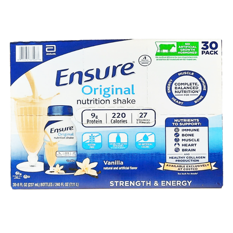 Ensure Original Nutrition Shake  Vanilla 30/8oz
