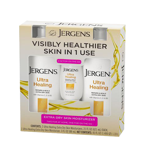 Jergens Ultra Healing Extra Dry Skin Moisturizer 2/21oz + 3oz