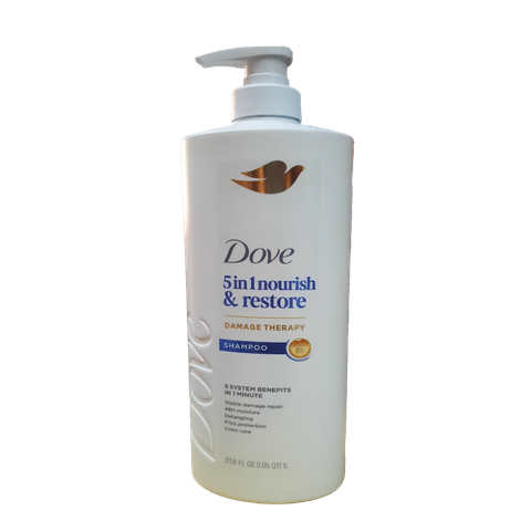 Dove Nourish & Restore 5in1 Shampoo - 33.8oz