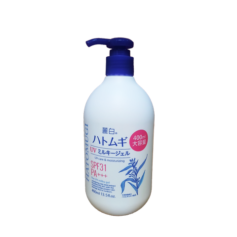Hatomugi UV Milky Gel SPF31 PA - Pump Type  400ml