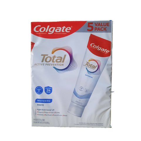 Colgate Total Whitening Toothpaste, 6 Oz, 5 Pk.