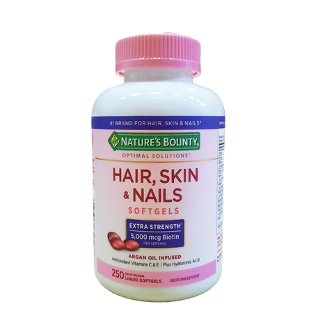 Nature's Bounty Hair, Skin and Nails, 250 Softgels