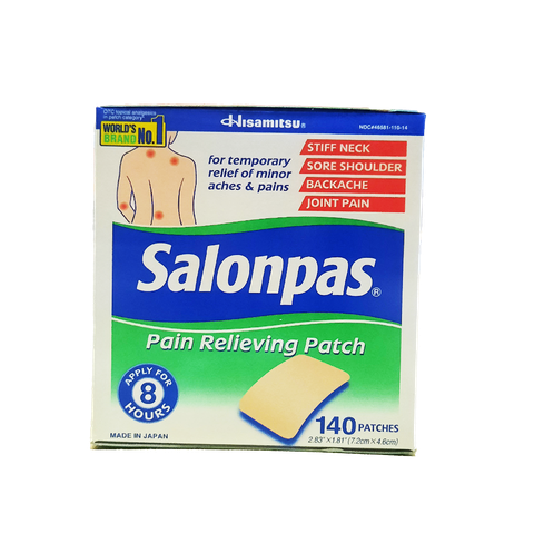 Salonpas Pain Relieving Patch, 140 Patches