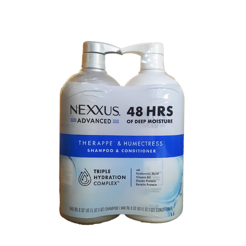 Nexxus Advanced Therappe Shampoo and Conditioner Set, 2pk/32oz