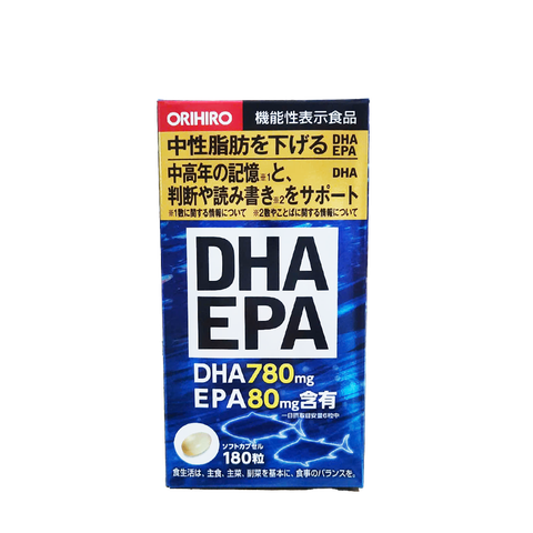 ORIHIRO DHA + EPA 180 Capsules