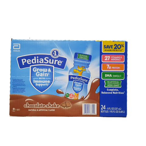 Pediasure Grow & Gain Optigro Chocolate Shake 24/8oz