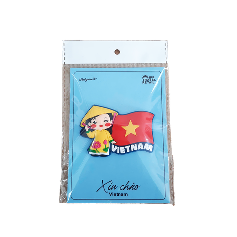 NAM CHAM HIT TU LANH HINH CO GAI AO DAI HOA SEN