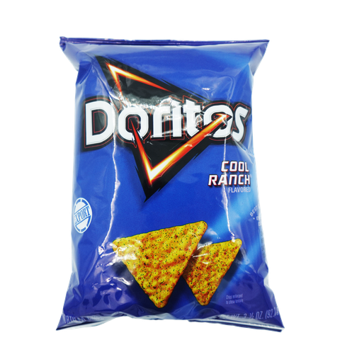 Doritos Tort Chips, Cool Ranch 3.25Oz