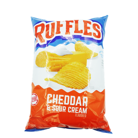 Frito-Lay Ruffles Sour Cream & Cheddar 6.5 Oz