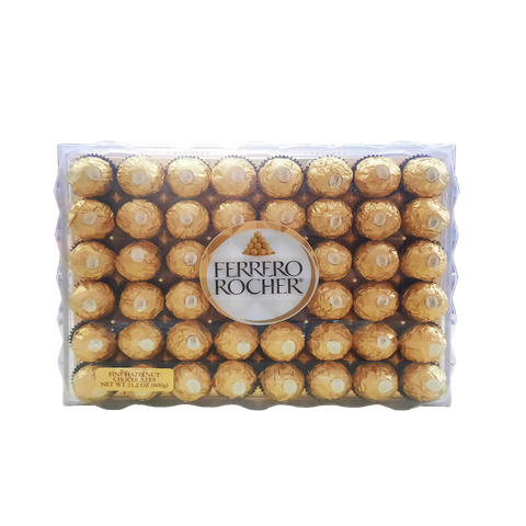 Ferrero Rocher Flat Box 48Ct 21.2oz ( Sô cô la Hạnh nhân)