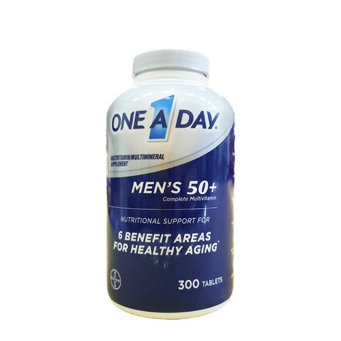 One A Day For Men 50+ 300 Tablets (300 VIÊN)