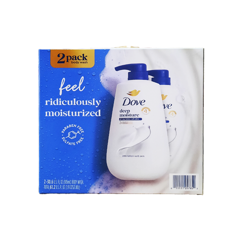 Dove Deep Moisture Renewing Body Wash 2/30.6Oz