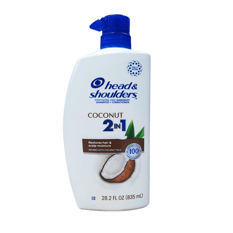 Head & Shoulders  2 in 1 Shampoo and Conditioner Coconut, 28.2 oz