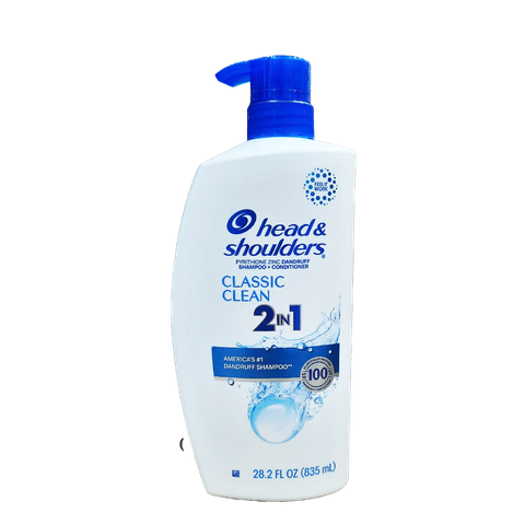 Head & Shoulders 2 in 1 Dandruff Shampoo and Conditioner Classic Clean, 28.2 oz
