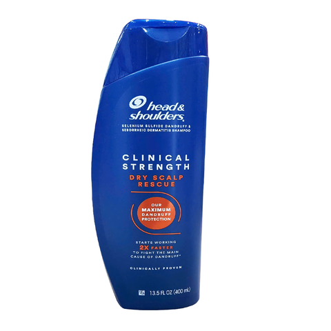 Head & Shoulders Clinical Strength Dry Scalp Rescue Shampoo,13.5 oz