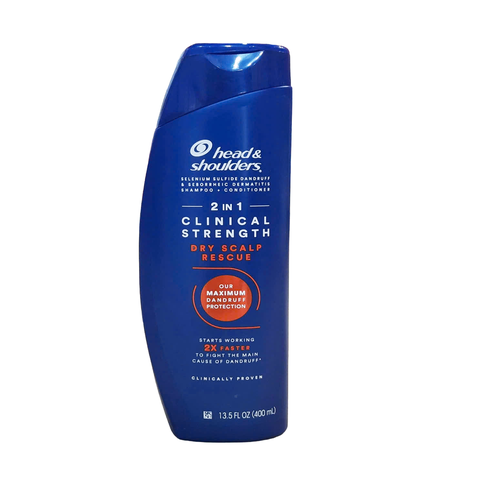 Head & Shoulders Clinical Strength 2in1 Dry Scalp Rescue,13.5 oz