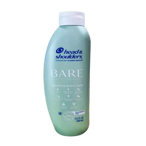 Head & Shoulders BARE Sensitive Scalp Care Dandruff Shampoo, 13.5 oz