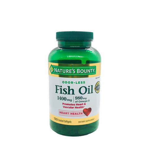 Natures Bounty Fish Oil  1400Mg  130 softgels