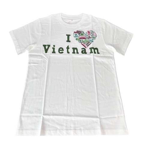 AO THUN TRANG I LOVE VIETNAM CFSD
