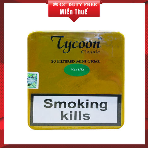 Tycoon Mini Cigar Tin Box 20's - Vanilla