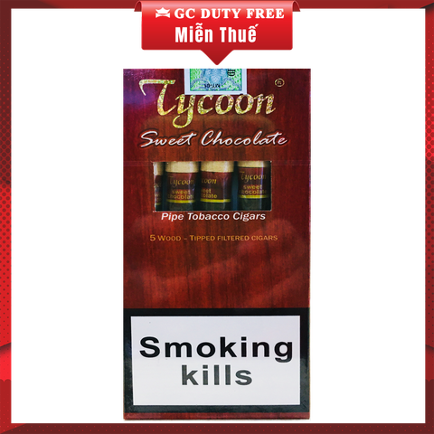 Xì gà mini Tycoon Wood Tipped 5's - Sweet Chocolate