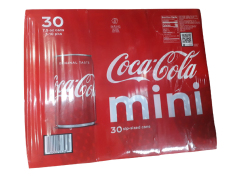 Nước ngọt có ga (COKE MINI CAN 30PK/7.5oz ) thùng 30 lon