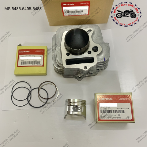 BỘ HƠI XE DREAM 100 VÀ WAVE 100 ( Mã 5485+5495+5488)