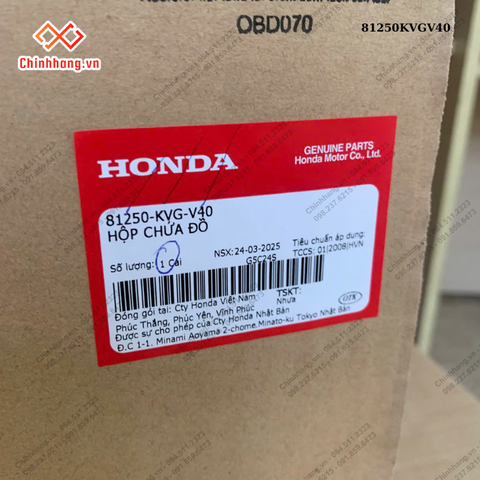 Hộp chứa đồ | Cốp xe Air Blade 110 (Béo)