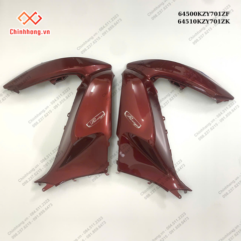 Bộ ốp trước bên trái phải *R-350C*-BỘ NHỰA PCX-2012- màu NÂU ĐEN