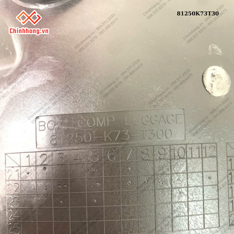 Thùng Đồ Future 125 (2016, 2018)