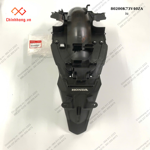 Bộ chắn bùn sau *NH1*-Bộ nhựa Future 125-2019 màu trắng