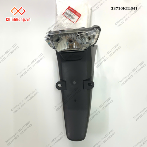 Bộ chóa đèn & chắn bùn sau-BỘ NHỰA WAVE S 100 2008 MÀU ĐEN