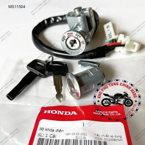 BỘ KHÓA ĐIỆN WAVE ALPHA 100cc