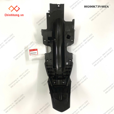 Bộ chắn bùn sau *NH1*-Bộ nhựa Future 125-2019 màu trắng