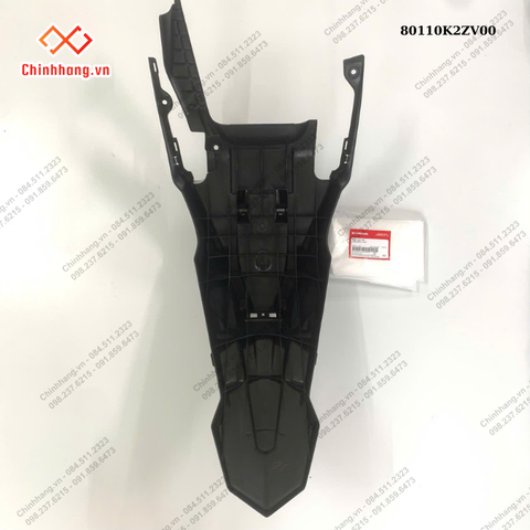 Chắn bùn A sau-BỘ NHỰA ABL160 BẢN ĐẶC BIỆT-XANH XÁM ĐEN-2022