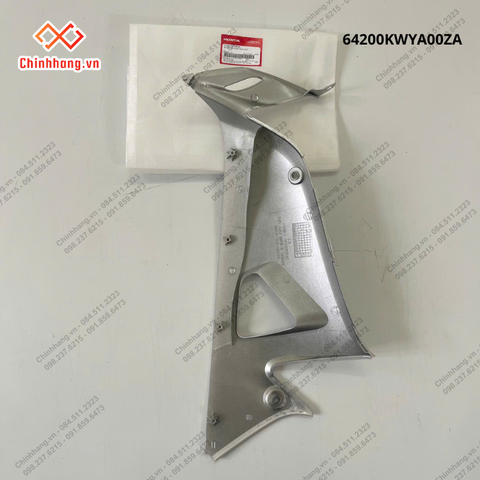 Bộ ốp yếm phải *NH411M*-Bộ nhựa Wave Alpha 2016 xanh nhạt