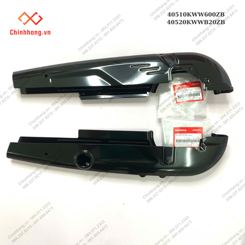 Bộ Nắp hộp xích HONDA WAVE RSX 110 / ALPHA 110 (đen)
