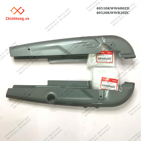 Bộ Nắp hộp xích Wave 110 Màu Xám