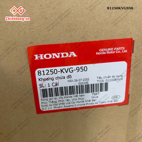 Khoang chứa đồ Air Blade 110