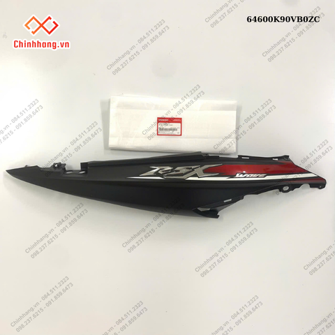 Bộ ốp sườn phải *R340C*-BỘ NHỰA K90 WAVE RSX 110 2018 màu Đỏ
