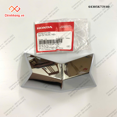 Nẹp ốp trước trên-Bộ nhựa Future 125-2019 màu trắng