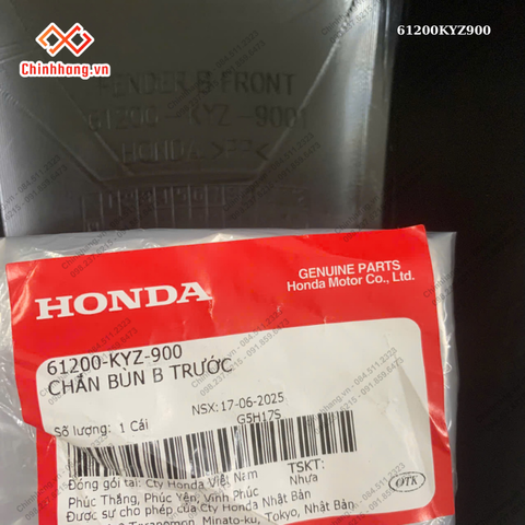 Chắn bùn B trước-BỘ NHỰA Future 125-2011- màu đen