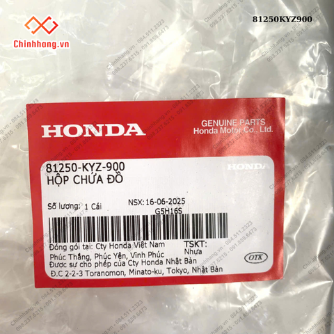 Hộp chứa đồ Future 125 / 125 Fi