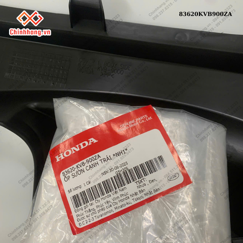 ốp sườn cạnh trái *NH1*-BỘ NHỰA Click màu đen-2010