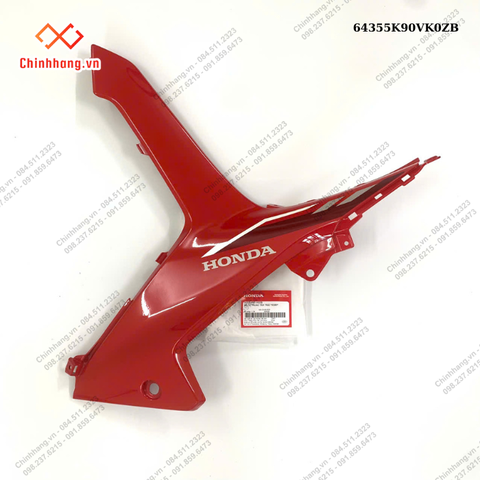 Bộ ốp trung tâm trái *R389*-BỘ NHỰA WAVE 110 RSX 2023 ĐỎ ĐEN